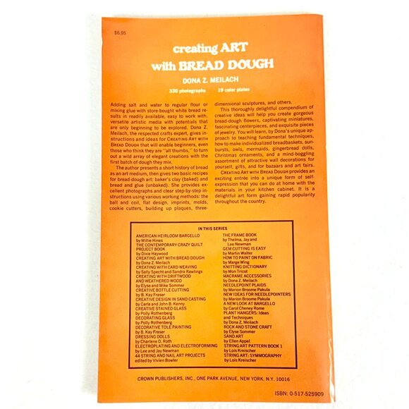 Creating Art With Bread Dough By Dona Z. Meilach Softcover (1976) - Picture 4 of 10